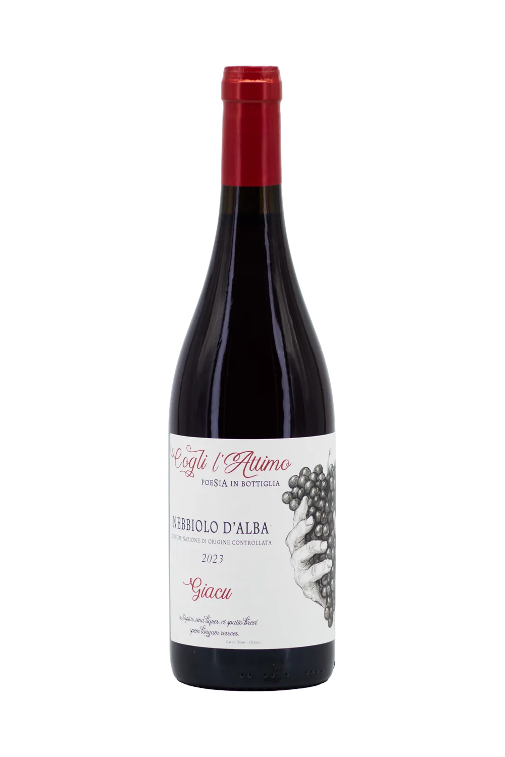 Bottiglia di Nebbiolo d'Alba, Cogli l’Attimo